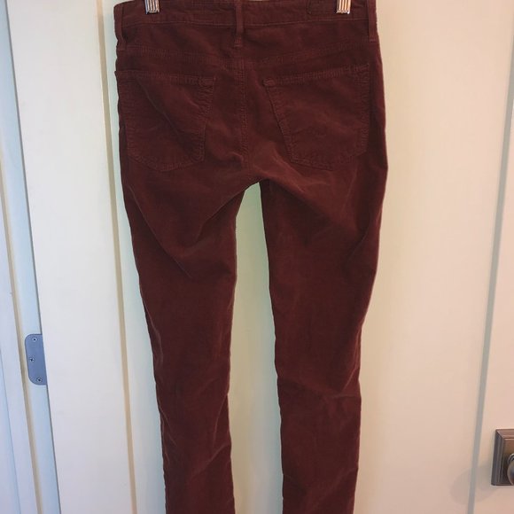 AG Adriano Goldschmied the Legging super skinny corduroy jeans 26R NWOT - Picture 7 of 9